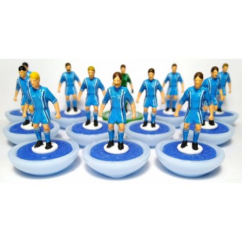 Subbuteo Andrew Table Soccer Coventry City 1974-78 on classic Lightweight bases